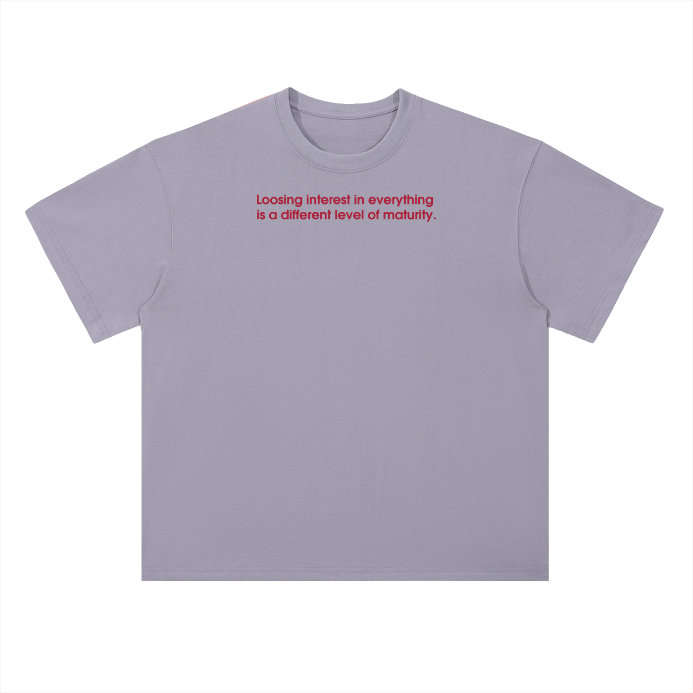 Heavyweight Drop Shoulder Cotton T-Shirt