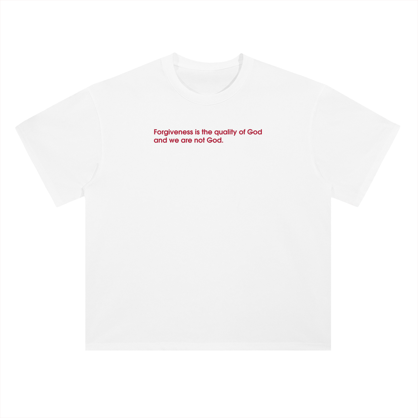 Heavyweight Drop Shoulder Cotton T-Shirt