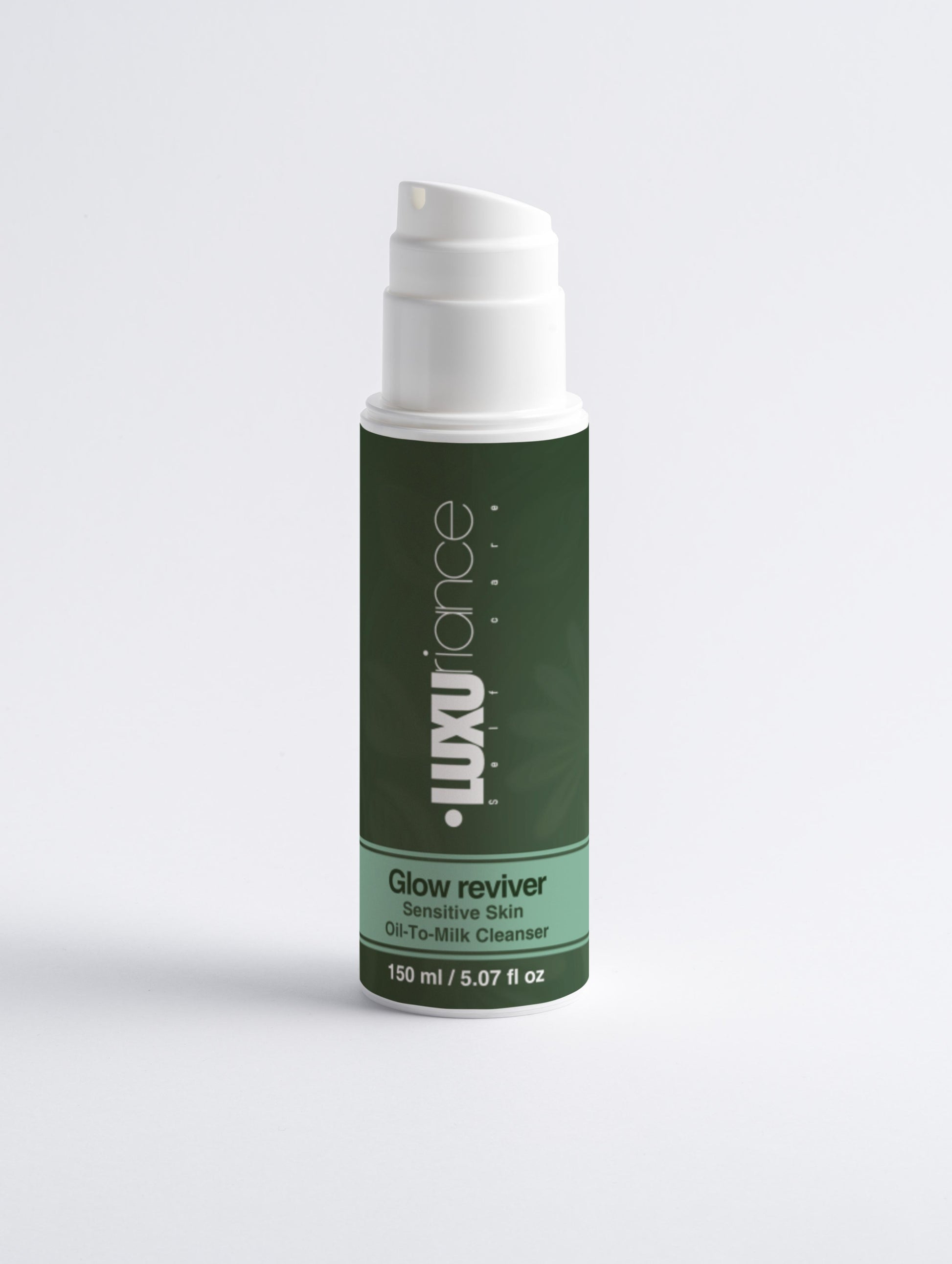 Luxuriance Sensitive Skin Oil-to-Milk Cleanser for gentle makeup removal