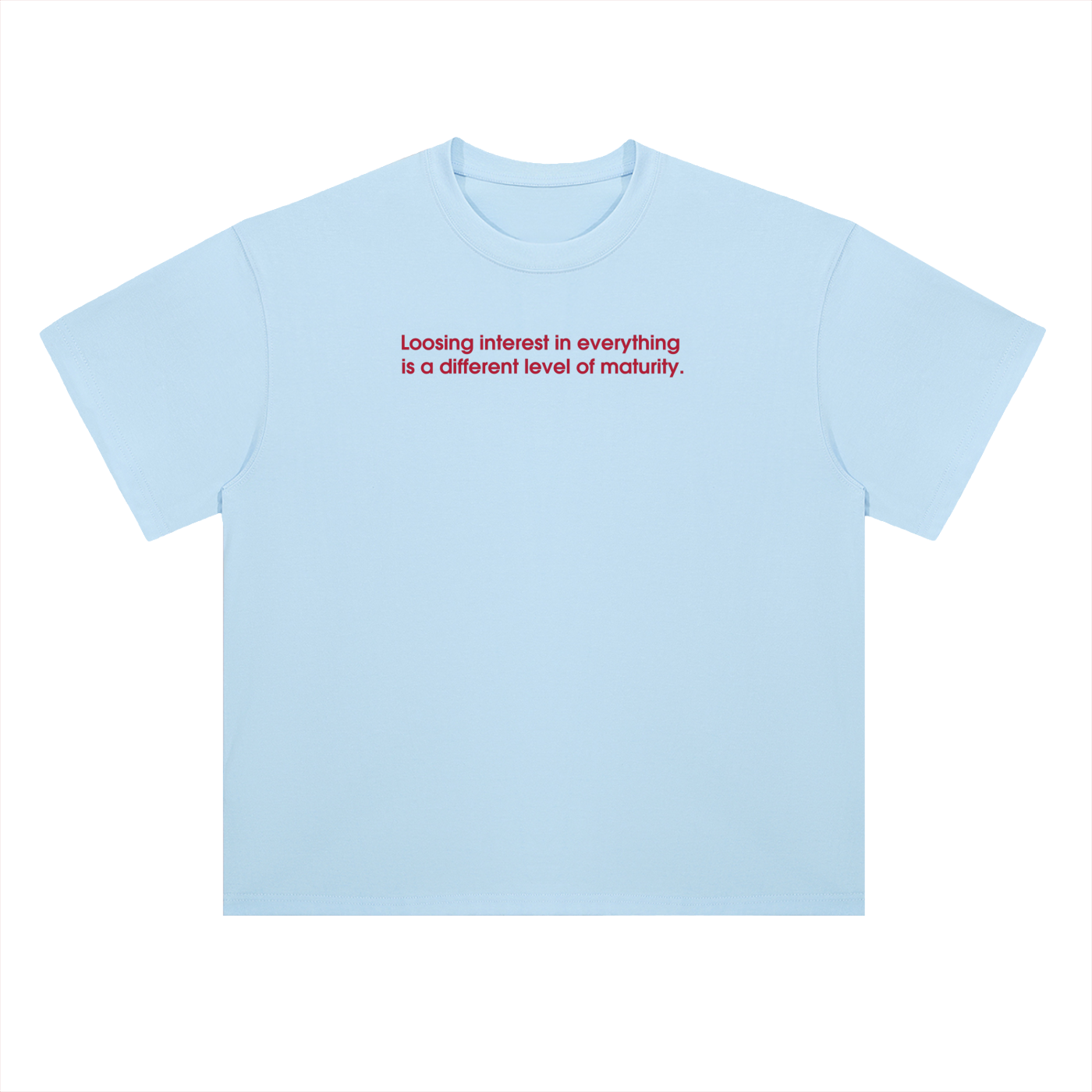Heavyweight Drop Shoulder Cotton T-Shirt