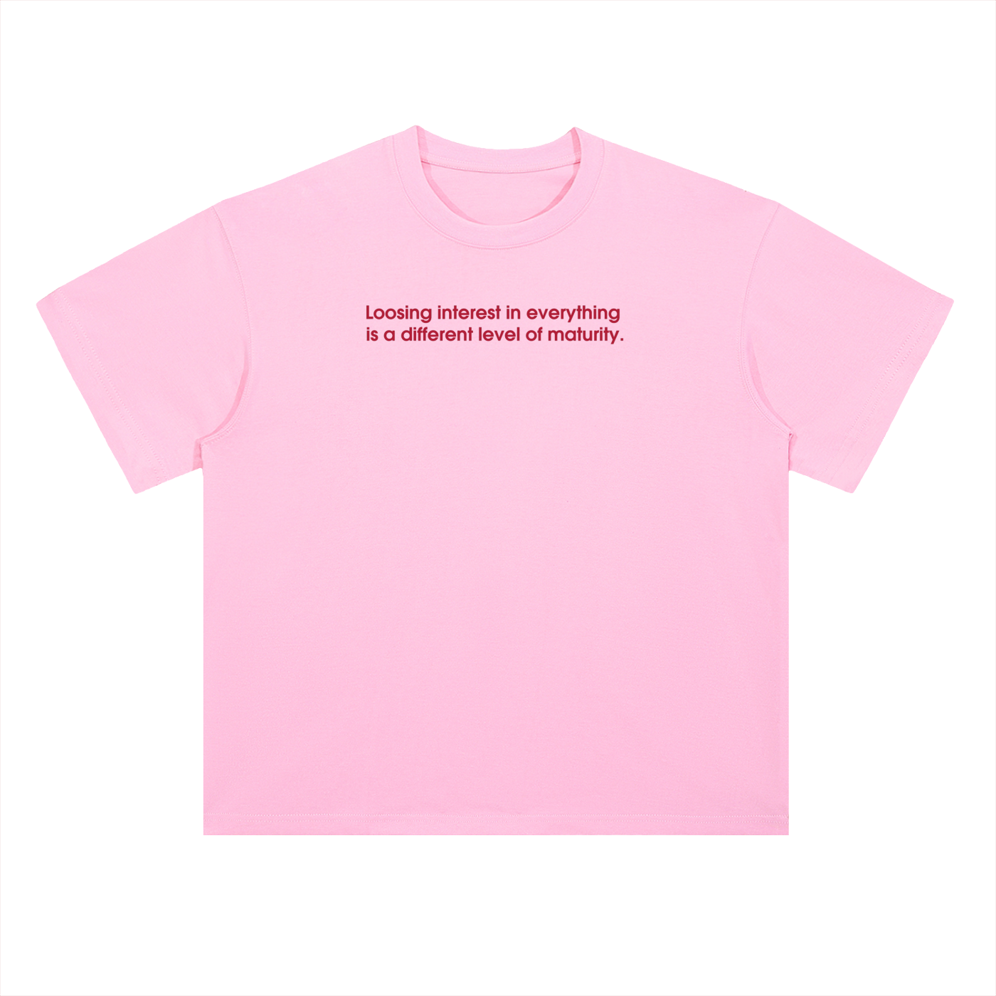 Heavyweight Drop Shoulder Cotton T-Shirt