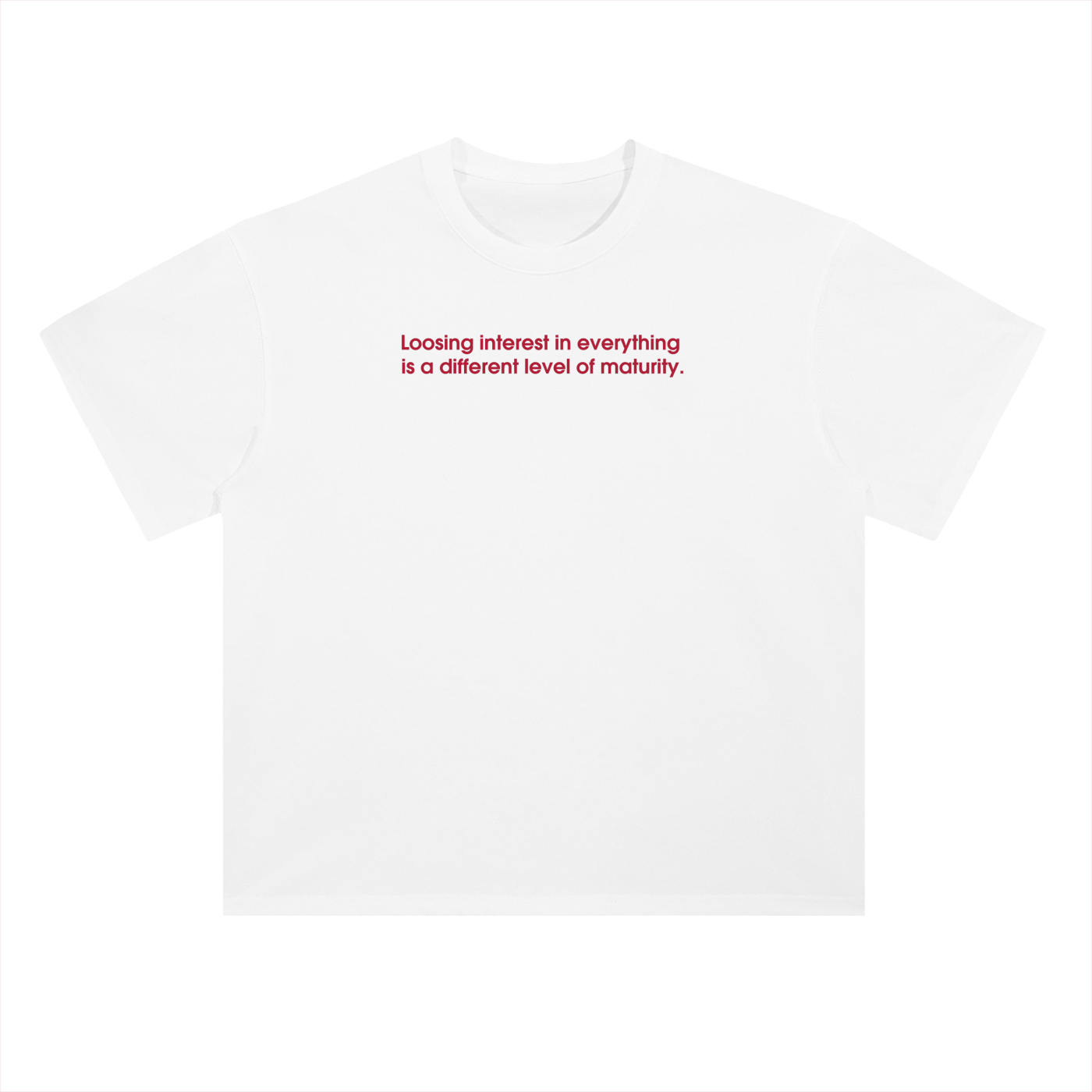 Heavyweight Drop Shoulder Cotton T-Shirt